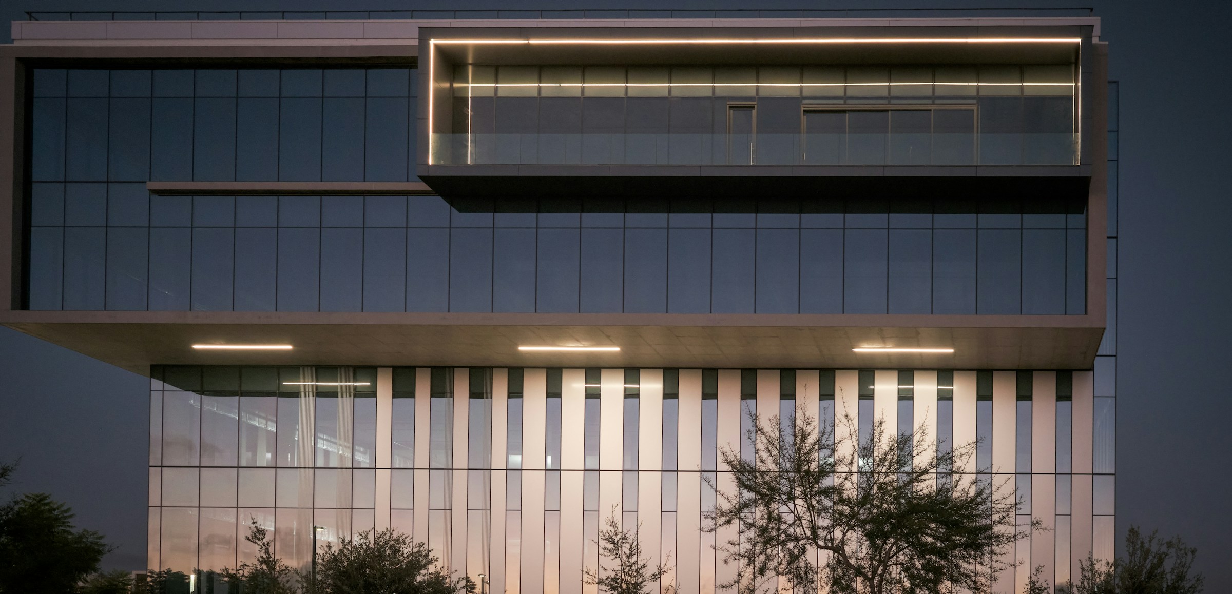 Commercial building exterior