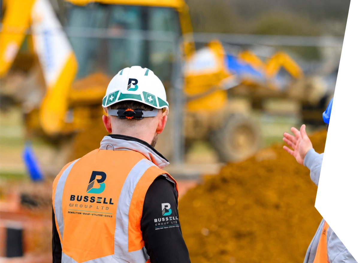 Bussell-branded supervisor on site